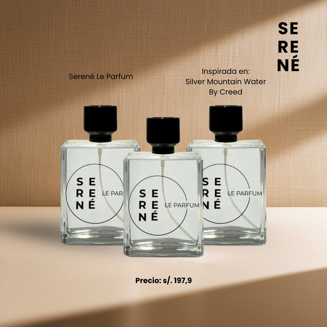 🔥 SERENÉ LE PARFUM - INSPIRADO EN SILVER MOUNTAIN BY CREED 🔥