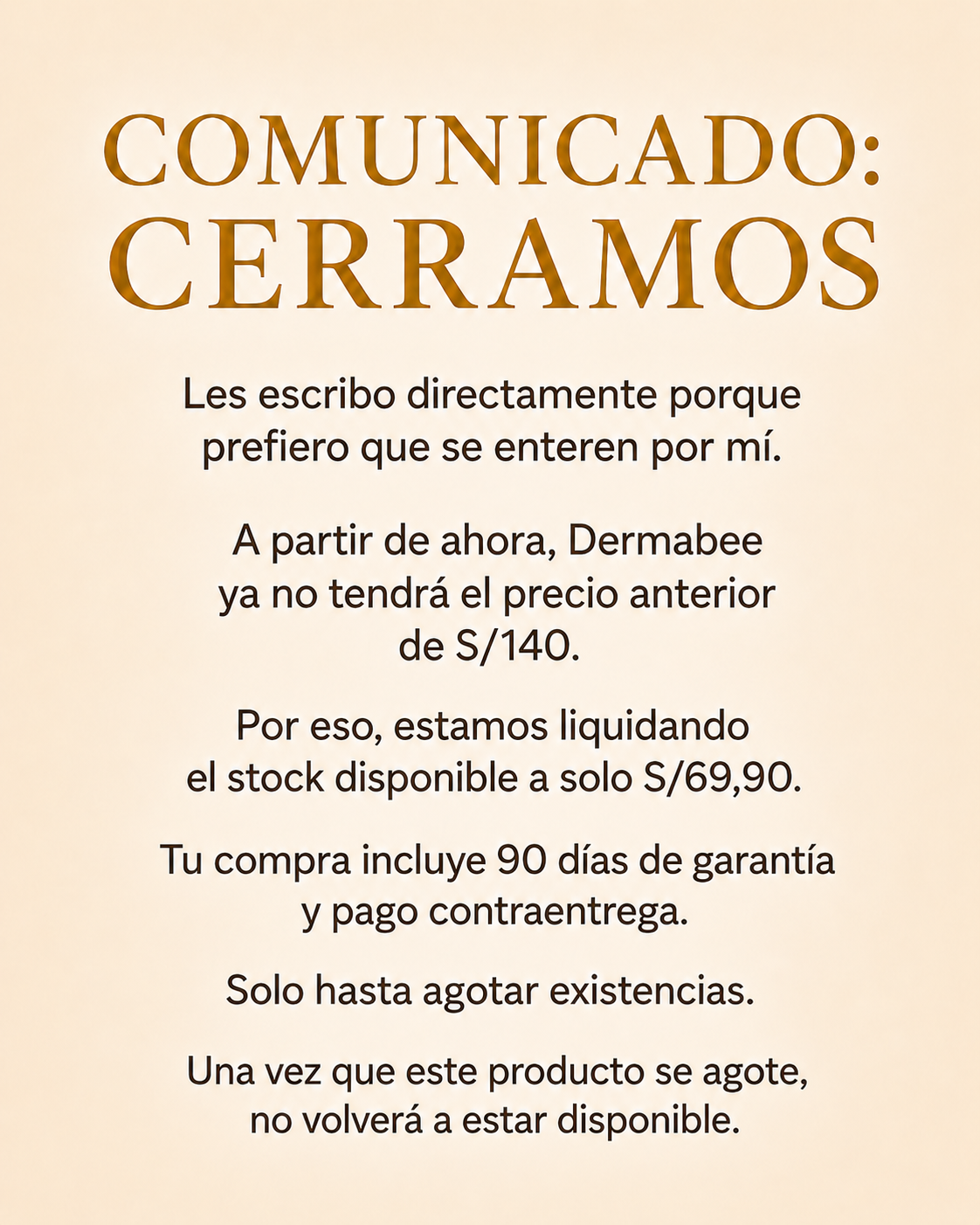 DERMABEE® - Crema tópica con Veneno de abejas para las Manchas y Verrugas