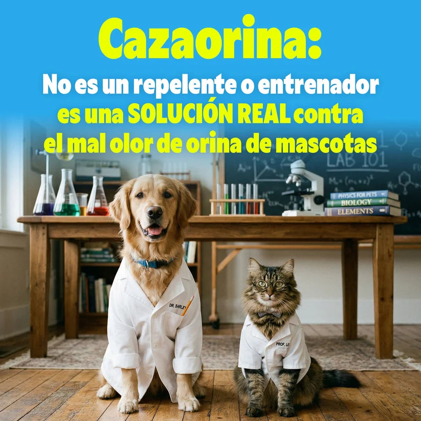 CAZAORINA® - SPRAY PARA ELIMINAR EL OLOR DE PIPÍ DE MASCOTAS