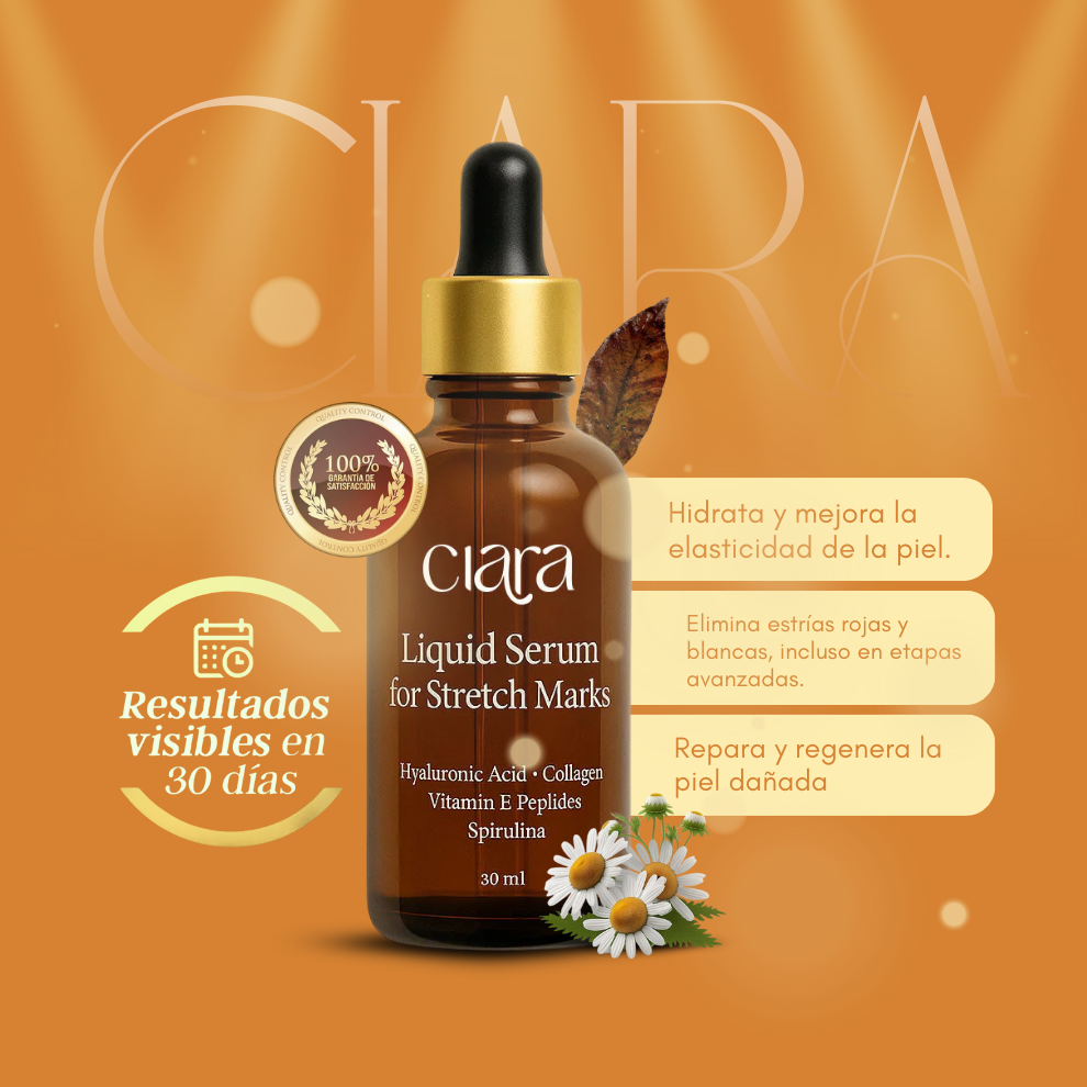 CIARA® - Crema Antiestrías para Mejorar la Apariencia de la Piel