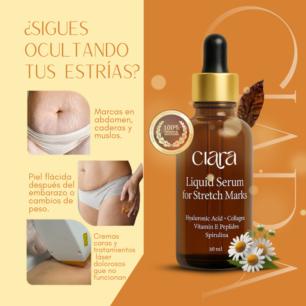 CIARA® - Crema Antiestrías para Mejorar la Apariencia de la Piel