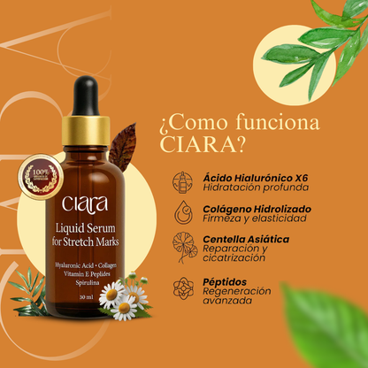 CIARA® - Crema Antiestrías para Mejorar la Apariencia de la Piel