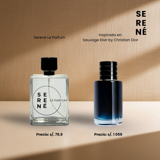 🔥 SERENÉ LE PARFUM - INSPIRADO EN SAUVAGE ELIXIR BY CHRISTIAN DIOR 🔥