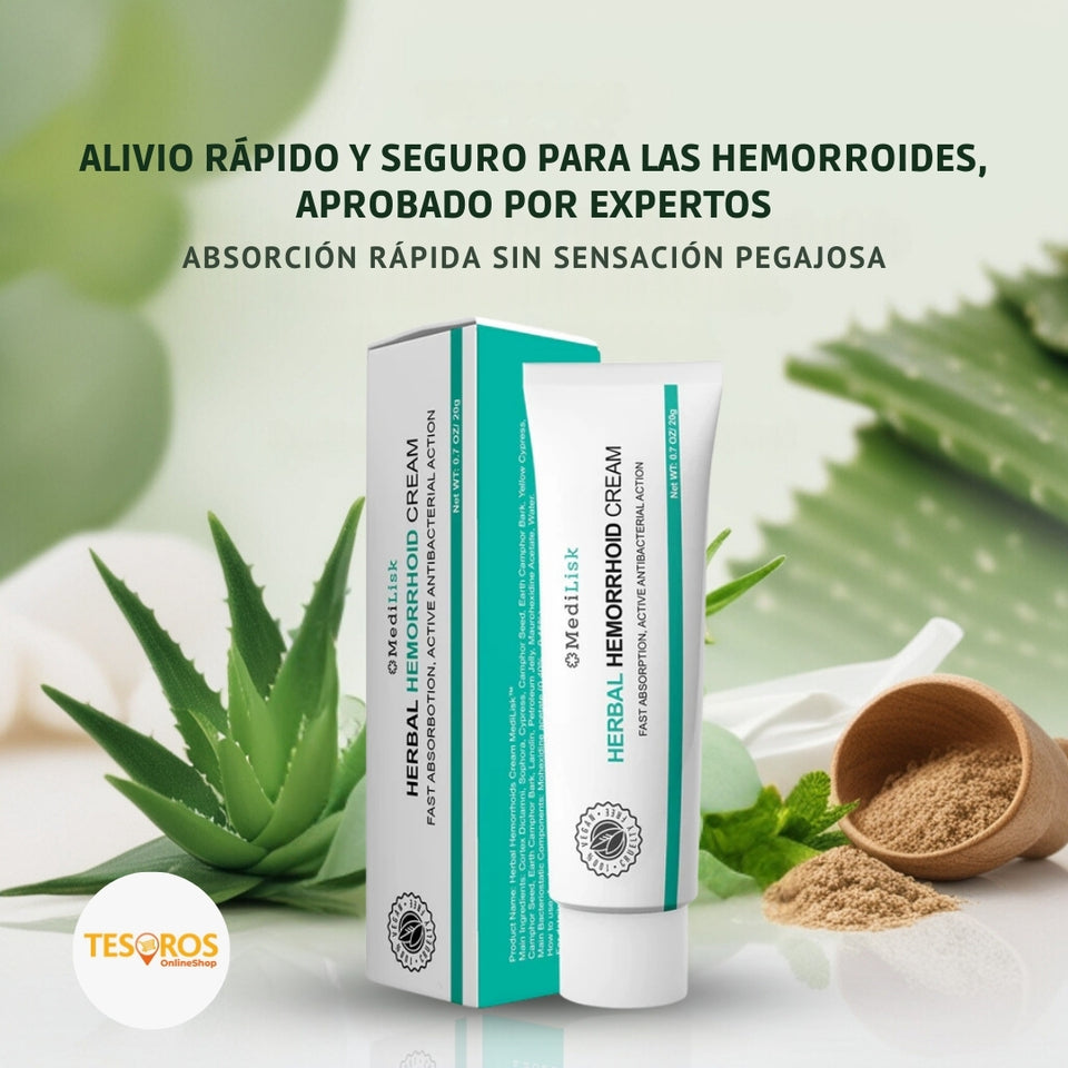 Medilisk Herbal - Tratamiento para Hemorroides en Crema