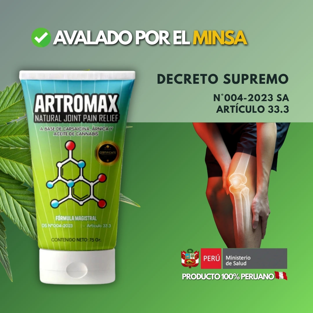 ARTROMAX® - Crema para aliviar el dolor articular y muscular en minutos 100% efectivo