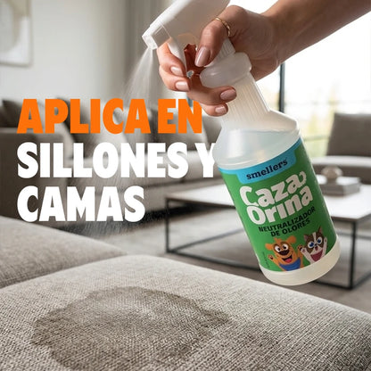 CAZAORINA® - SPRAY PARA ELIMINAR EL OLOR DE PIPÍ DE MASCOTAS