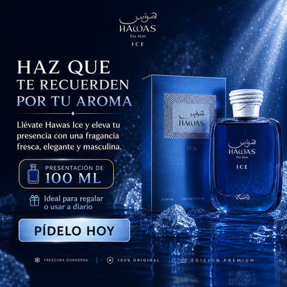 HAWAS ICE® - Esencia de Perfume / Magnetismo al 100%