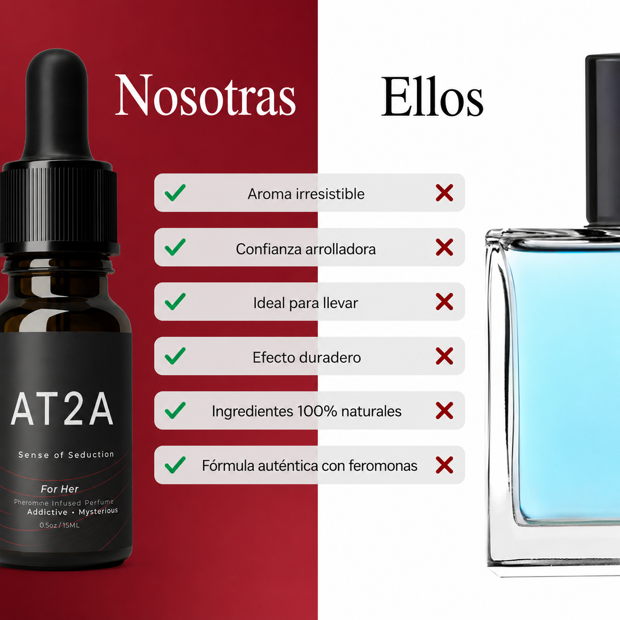 AT2A®  Sex Love - Esencia de perfume femenino 100% efectivo