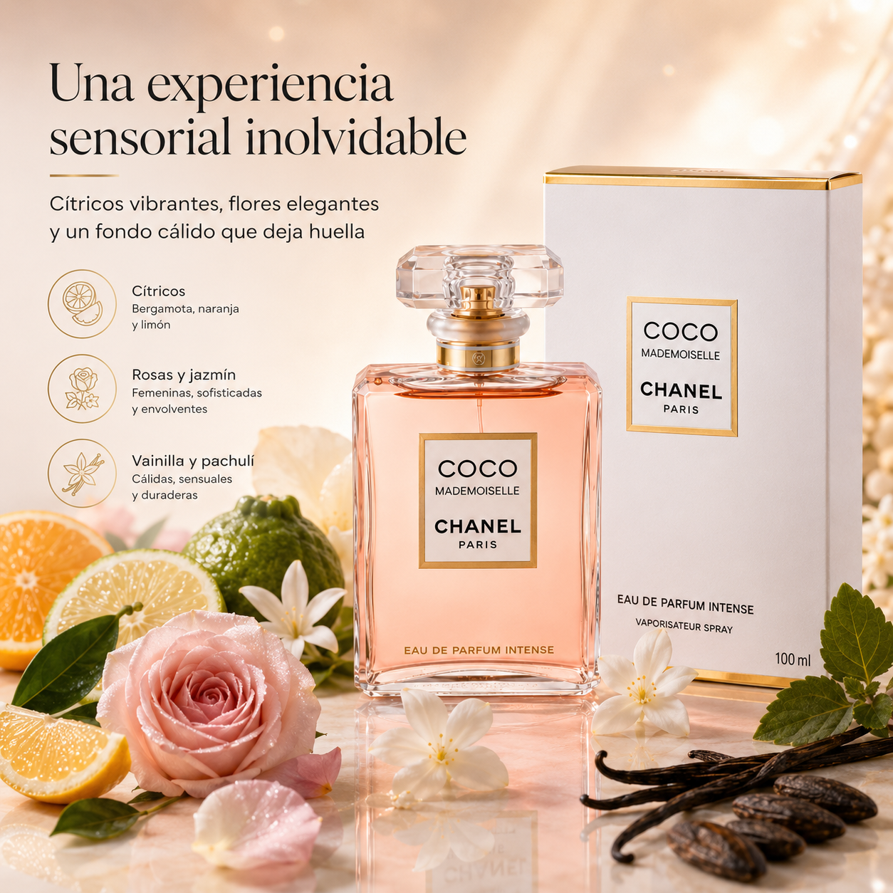Coco Mademoiselle®  - Esencia de perfume femenino 100% efectivo