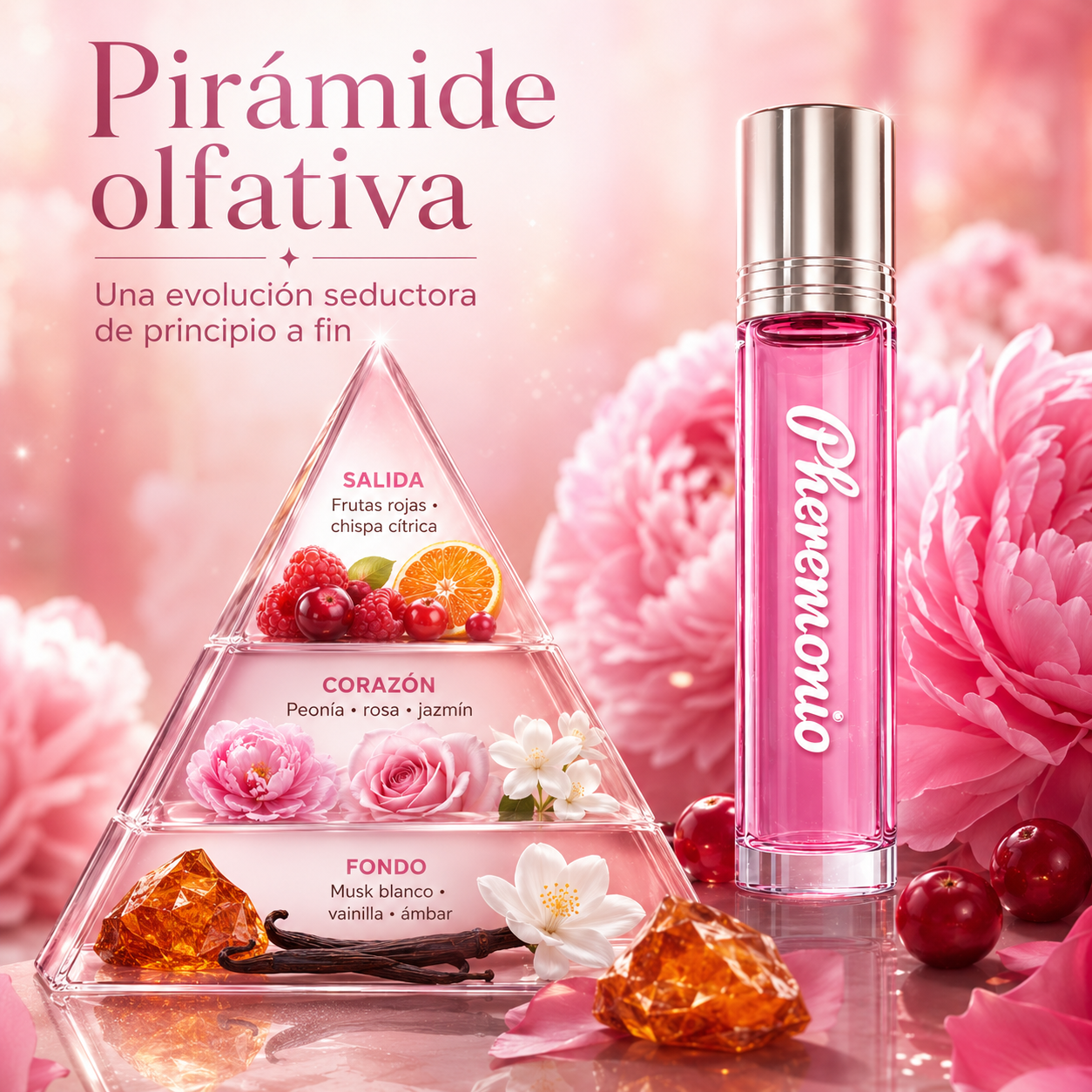 Perfume Pheromonio®  - Potenciador de atracción sexual 100% efectivo