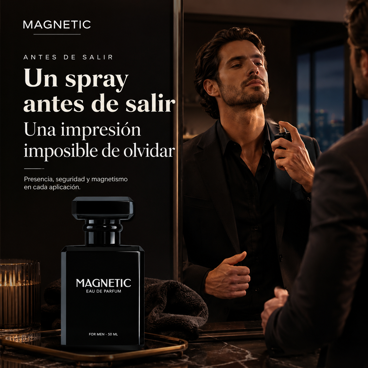 MAGNETIC® - Perfume masculino SALVAJE 100% efectivo