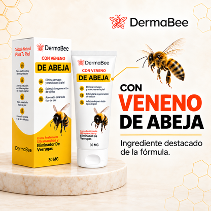 DERMABEE® - Crema tópica con Veneno de abejas para las Verrugas