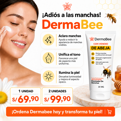 DERMABEE® - Crema tópica con Veneno de abejas para las Verrugas