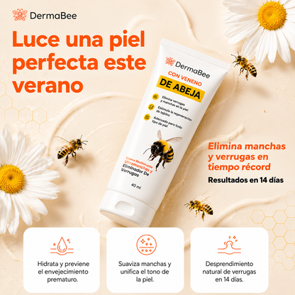 DERMABEE® - Crema tópica con Veneno de abejas para las Manchas y Verrugas