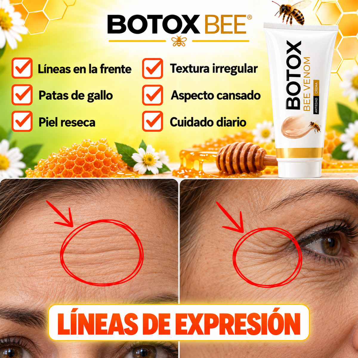 BOTOX BEE VENUM® - CREMA ANTIEDAD PARA REJUVENECER TU PIEL