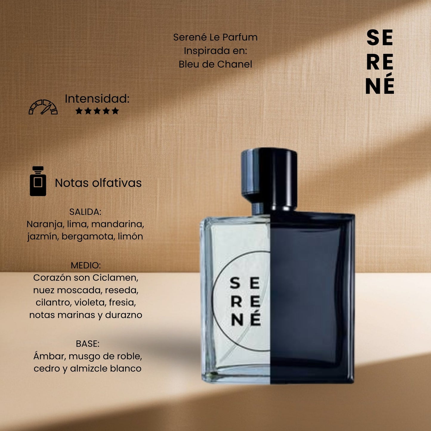 🔥 SERENÉ LE PARFUM - INSPIRADO EN BLEU DE CHANEL 🔥