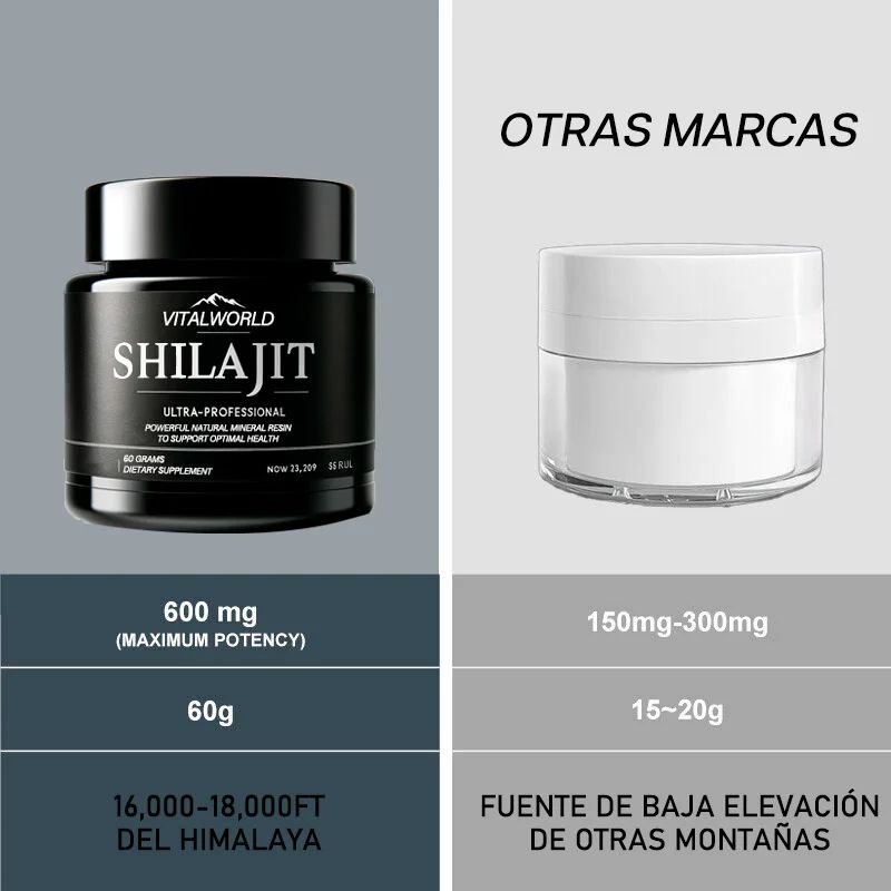 SHILAJIT - SUPLEMENTO MULTIVITAMÍNICO PARA AUMENTAR LA ENERGÍA