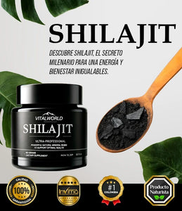SHILAJIT - SUPLEMENTO MULTIVITAMÍNICO PARA AUMENTAR LA ENERGÍA