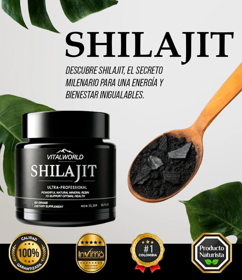 SHILAJIT - SUPLEMENTO MULTIVITAMÍNICO PARA AUMENTAR LA ENERGÍA