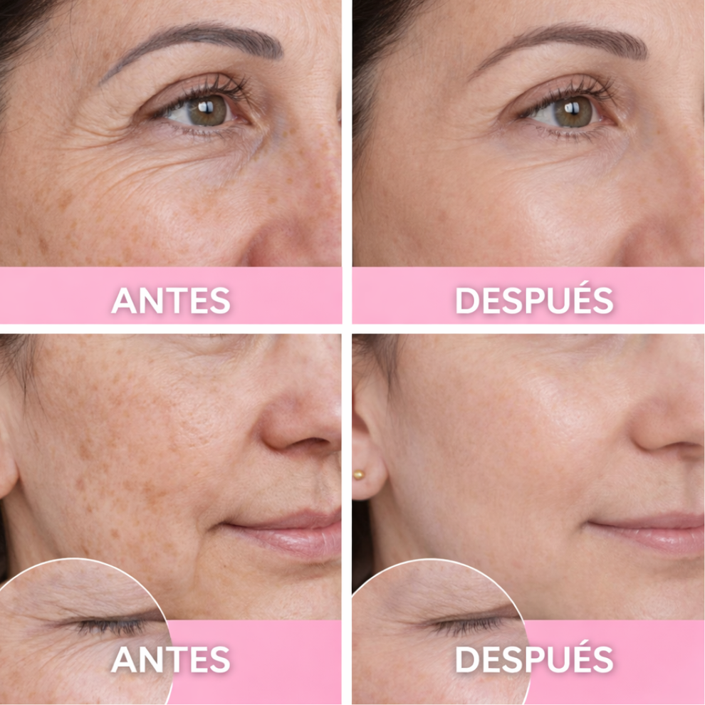 Cápsulas de Crema Rosa TVLV™ Inspirada en el Brillo Porcelana de la Piel Coreana