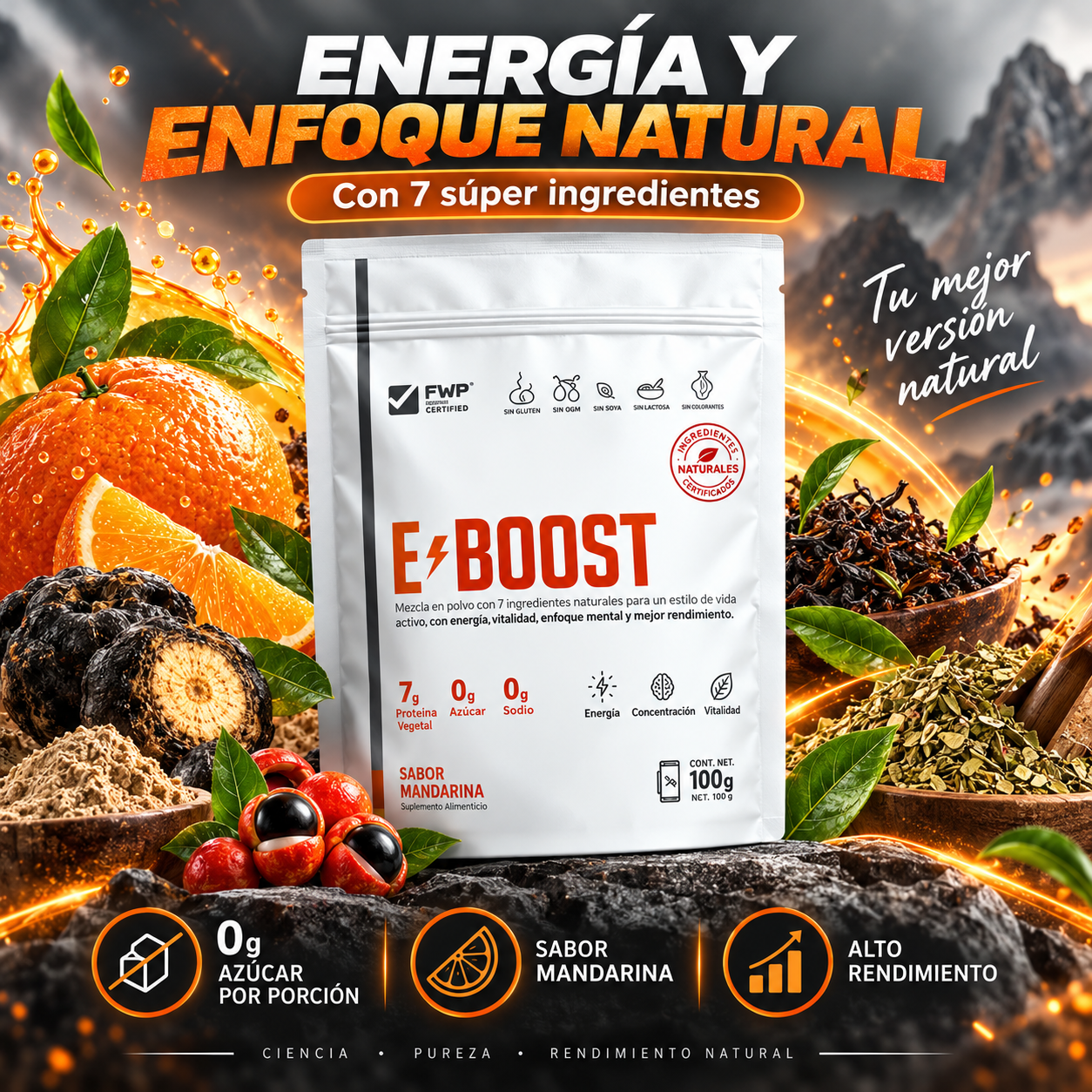 E-BOOST® energizante de alto rendimiento