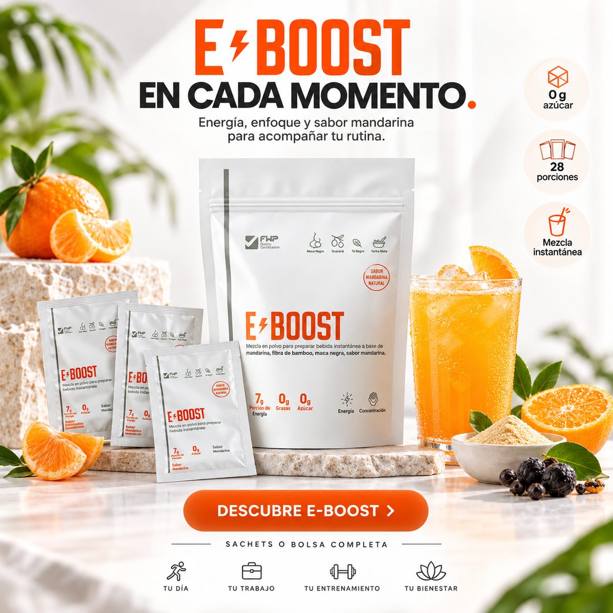 E-BOOST® energizante de alto rendimiento