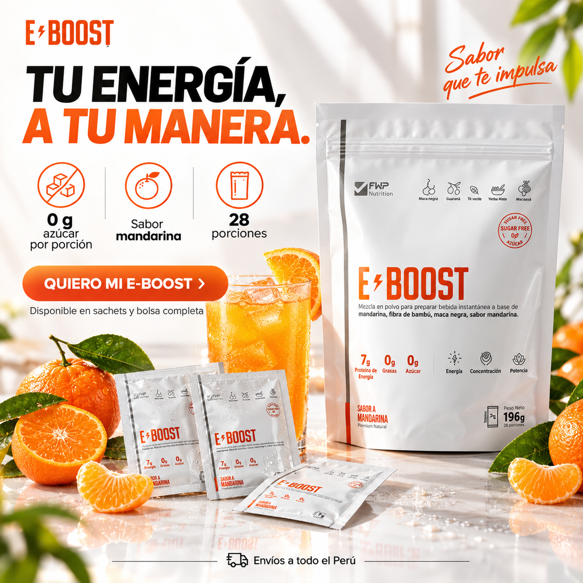 E-BOOST® energizante de alto rendimiento